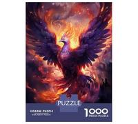 Rompecabezas De 1000 Piezas para Adolescentes Rompecabezas Fantasy Phoenix Art Print-4 Rompecabezas Juegos Familiares Carrera De Velocidad Manual Regalos De Cumpleaños Y Únicos 38x26cm/1000pcs