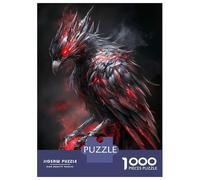 Rompecabezas De 1000 Piezas para Adolescentes Rompecabezas Fiery Raven Rompecabezas para Adultos Juego Práctico Patrón De Montaje 70x50cm/1000pcs