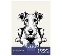 Rompecabezas De 1000 Piezas para Adolescentes Rompecabezas Fox Terrier Juego Práctico Carrera De Velocidad Manual Oferta como Regalos para Toda La Familia 52x38cm/1000pcs