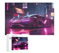 Rompecabezas de 1000 piezas para adolescentes, rompecabezas futurista de coche para adultos, juegos relajantes, mejora la memoria, regalos para amigos y familiares, 1000 piezas