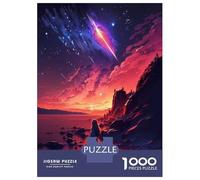 Rompecabezas De 1000 Piezas para Adolescentes Rompecabezas Galactic Sunset Landscape para Adolescentes Juegos Divertidos Una Obra De Arte para Cumpleaños, Navidad 70x50cm/1000pcs