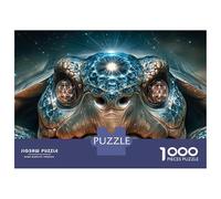 Rompecabezas De 1000 Piezas para Adolescentes Rompecabezas Galactic Turtle Head Rompecabezas Juguetes DIY Decoración del Hogar Regalos Y Cumpleaños Únicos 52x38cm/1000pcs