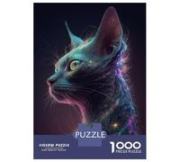 Rompecabezas De 1000 Piezas para Adolescentes Rompecabezas Galaxy Siam Cat Rompecabezas para Adultos Juegos Relajantes Desafío Difícil 38x26cm/1000pcs