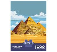 Rompecabezas De 1000 Piezas para Adolescentes Rompecabezas Giza Ancient Wonders Rompecabezas Juegos Relajantes Regalo De Cumpleaños Regalos para Reducir El Estrés 70x50cm/1000pcs