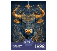 Rompecabezas De 1000 Piezas para Adolescentes Rompecabezas Golden Bull Majesty -2 Rompecabezas para Adultos Juego Práctico Patrón De Montaje 38x26cm/1000pcs