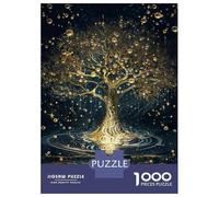Rompecabezas De 1000 Piezas para Adolescentes Rompecabezas Golden Tree of Life Juego Familiar De Rompecabezas Carrera De Velocidad Manual Cumpleaños 70x50cm/1000pcs