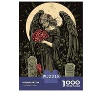 Rompecabezas De 1000 Piezas para Adolescentes Rompecabezas Gothic Angel of Sorrow Rompecabezas para Adultos Juegos Relajantes Desafío Difícil 52x38cm/1000pcs