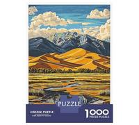 Rompecabezas De 1000 Piezas para Adolescentes Rompecabezas Great Sand Dunes National Park Rompecabezas Juegos Familiares Carrera De Velocidad Manual Regalos De Cumpleaños Y Únicos 52x38cm/1000pcs