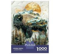 Rompecabezas De 1000 Piezas para Adolescentes Rompecabezas Guardian of The Wilds Rompecabezas Juegos Relajantes Una Obra De Arte Cumpleaños 52x38cm/1000pcs