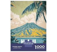 Rompecabezas De 1000 Piezas para Adolescentes Rompecabezas Hawaii Travel Rompecabezas Juegos Relajantes Una Obra De Arte Cumpleaños 70x50cm/1000pcs