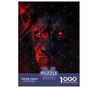 Rompecabezas De 1000 Piezas para Adolescentes Rompecabezas Inferno Eyes of The Lion Rompecabezas Juegos Relajantes Regalo De Cumpleaños Regalos para Reducir El Estrés 38x26cm/1000pcs