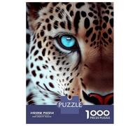 Rompecabezas De 1000 Piezas para Adolescentes Rompecabezas Jaguar Face Animal Rompecabezas Juegos Familiares Decoración del Hogar Regalos Y Cumpleaños Únicos 70x50cm/1000pcs