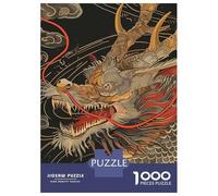 Rompecabezas De 1000 Piezas para Adolescentes Rompecabezas Japan Dragon Rompecabezas Juegos Relajantes Regalo De Cumpleaños Regalos para Reducir El Estrés 70x50cm/1000pcs