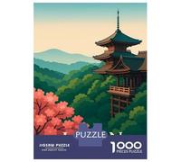 Rompecabezas De 1000 Piezas para Adolescentes Rompecabezas Japan Kyoto Travel para Adultos Juego Familiar Análisis Y Lógica Ayuda Al Cerebro A Ejercitarse 38x26cm/1000pcs