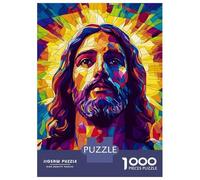 Rompecabezas De 1000 Piezas para Adolescentes Rompecabezas Jesus Christ Resurrection Easter Rompecabezas Juegos Familiares Decoración del Hogar Regalos Y Cumpleaños Únicos 52x38cm/1000pcs