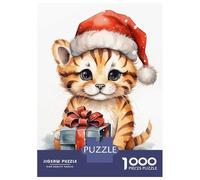 Rompecabezas De 1000 Piezas para Adolescentes Rompecabezas Jolly Puppy Tiger Rompecabezas para Adultos Juego Práctico Patrón De Montaje 38x26cm/1000pcs