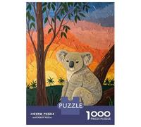 Rompecabezas De 1000 Piezas para Adolescentes Rompecabezas Koala in A Sunset Landscape Rompecabezas Juegos Familiares Carrera De Velocidad Manual Regalos De Cumpleaños Y Únicos 52x38cm/1000pcs