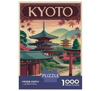 Rompecabezas De 1000 Piezas para Adolescentes Rompecabezas Kyoto Vintage Travel Juego Práctico Carrera De Velocidad Manual Oferta como Regalos para Toda La Familia 38x26cm/1000pcs