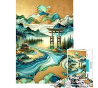 Rompecabezas de 1000 Piezas para Adolescentes Rompecabezas La Puerta del Cielo para Adultos Juego práctico de análisis y lógica Un Gran Regalo para los Amantes de los Videojuegos (tamaño 38x52cm)