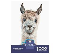 Rompecabezas De 1000 Piezas para Adolescentes Rompecabezas Llama Latte Rompecabezas Juguetes DIY para La Diversión Familiar para Cumpleaños, Navidad 52x38cm/1000pcs