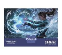 Rompecabezas De 1000 Piezas para Adolescentes Rompecabezas Magic Water Elemental Art Print Rompecabezas Juegos Relajantes Una Obra De Arte Cumpleaños 52x38cm/1000pcs