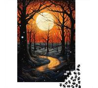 Rompecabezas De 1000 Piezas para Adolescentes Rompecabezas Magical Forest Pathway Rompecabezas para Adultos Juego Práctico Patrón De Montaje 38x26cm/1000pcs