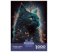 Rompecabezas De 1000 Piezas para Adolescentes Rompecabezas Maine Coon Cat Fairy Tale Rompecabezas Juegos Relajantes Una Obra De Arte Cumpleaños 38x26cm/1000pcs