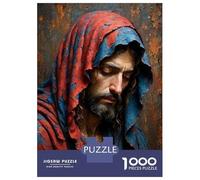 Rompecabezas De 1000 Piezas para Adolescentes Rompecabezas Man in Red and Blue Robe Rompecabezas Juegos Relajantes Una Obra De Arte Cumpleaños 52x38cm/1000pcs
