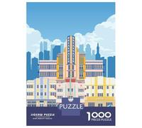 Rompecabezas De 1000 Piezas para Adolescentes Rompecabezas Miami Beach Travel Print Rompecabezas Juegos Relajantes Regalo De Cumpleaños Regalos para Reducir El Estrés 70x50cm/1000pcs