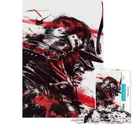 Rompecabezas de 1000 Piezas para Adolescentes Rompecabezas Mirada Samurai Juegos Familiares para divertirse en Familia Toda la Familia (tamaño 38x52cm)