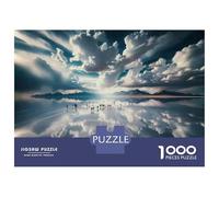 Rompecabezas De 1000 Piezas para Adolescentes Rompecabezas Mirror Lake Reflections Rompecabezas Juego De Ingenio Mejora La Memoria Difícil Y Desafiante 52x38cm/1000pcs