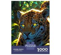 Rompecabezas De 1000 Piezas para Adolescentes Rompecabezas Mystical Jaguar in Jungle Rompecabezas para Adultos Juegos Relajantes Alivia El Estrés Difícil Y Desafiante 52x38cm/1000pcs