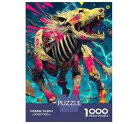 Rompecabezas De 1000 Piezas para Adolescentes Rompecabezas Neon Howl - The Last Guardian of Chaos Rompecabezas Juegos Relajantes Una Obra De Arte Cumpleaños 70x50cm/1000pcs