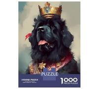 Rompecabezas De 1000 Piezas para Adolescentes Rompecabezas Newfoundland Dog Illusory Rompecabezas Juego De Ingenio Mejora La Memoria Difícil Y Desafiante 70x50cm/1000pcs