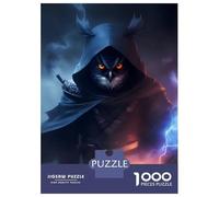 Rompecabezas De 1000 Piezas para Adolescentes Rompecabezas Ninja Owl Rompecabezas Juegos Relajantes Una Obra De Arte Cumpleaños 38x26cm/1000pcs