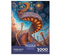 Rompecabezas De 1000 Piezas para Adolescentes Rompecabezas Ornate Stairway to The Sky Rompecabezas para Adultos Juegos Divertidos Decoración Difícil Y Desafiante 38x26cm/1000pcs