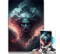 Rompecabezas de 1000 Piezas para Adolescentes, Rompecabezas para Adultos de Pure Virgo, Ideal para Pasar el Tiempo Libre en casa y aliviar el estrés, con Papá Noel (tamaño 38x26cm)