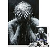 Rompecabezas de 1000 Piezas para Adolescentes Rompecabezas para la depresión decoración del hogar Juguetes Ideas de Regalos para Juegos educativos Entrena tu Cerebro y Tus Manos tamaño 38x26cm