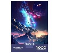 Rompecabezas De 1000 Piezas para Adolescentes Rompecabezas Peak of Mountain Landscape para Adultos Juego Familiar Análisis Y Lógica Ayuda Al Cerebro A Ejercitarse 52x38cm/1000pcs