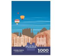 Rompecabezas De 1000 Piezas para Adolescentes Rompecabezas Petra Travel Print Rompecabezas Juguetes DIY Decoración del Hogar Regalos Y Cumpleaños Únicos 38x26cm/1000pcs