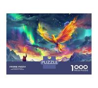 Rompecabezas De 1000 Piezas para Adolescentes Rompecabezas Phoenix Rising Fantasy Artwork Rompecabezas Juegos Relajantes Una Obra De Arte Cumpleaños 52x38cm/1000pcs