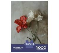 Rompecabezas De 1000 Piezas para Adolescentes Rompecabezas Photo Art Flowers V Rompecabezas Juguetes DIY para La Diversión Familiar para Cumpleaños, Navidad 70x50cm/1000pcs