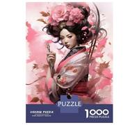 Rompecabezas De 1000 Piezas para Adolescentes Rompecabezas Pink Flowers Girls Rompecabezas para Adultos Juego Familiar Análisis Y Lógica Cumpleaños 70x50cm/1000pcs