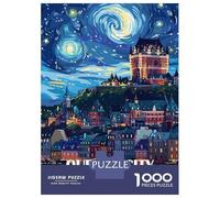 Rompecabezas De 1000 Piezas para Adolescentes Rompecabezas Quebec City Canada Travel Rompecabezas para Adultos Juego Familiar Análisis Y Lógica Cumpleaños 70x50cm/1000pcs
