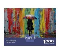 Rompecabezas De 1000 Piezas para Adolescentes Rompecabezas Rainy Day Art Rompecabezas para Adultos Juego Práctico Patrón De Montaje 38x26cm/1000pcs
