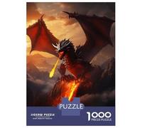 Rompecabezas De 1000 Piezas para Adolescentes Rompecabezas Red Fire Elder Dragon para Adultos Juego Familiar Análisis Y Lógica Ayuda Al Cerebro A Ejercitarse 38x26cm/1000pcs