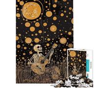 Rompecabezas de 1000 Piezas para Adolescentes Rompecabezas Rock N Roll with The Stars para Adultos Juego práctico difícil difícil Regalo para Reducir el estrés (tamaño 38x52cm)