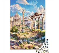 Rompecabezas De 1000 Piezas para Adolescentes Rompecabezas Roman Ruins Ancient Beauty Rompecabezas para Adultos Juego Práctico Patrón De Montaje 38x26cm/1000pcs