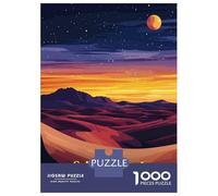 Rompecabezas De 1000 Piezas para Adolescentes Rompecabezas Sahara Desert Sunset Rompecabezas Juegos Familiares Carrera De Velocidad Manual Regalos De Cumpleaños Y Únicos 52x38cm/1000pcs