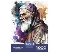 Rompecabezas De 1000 Piezas para Adolescentes Rompecabezas Saint Benedict of Nursia Rompecabezas Juego De Ingenio Mejora La Memoria Difícil Y Desafiante 70x50cm/1000pcs